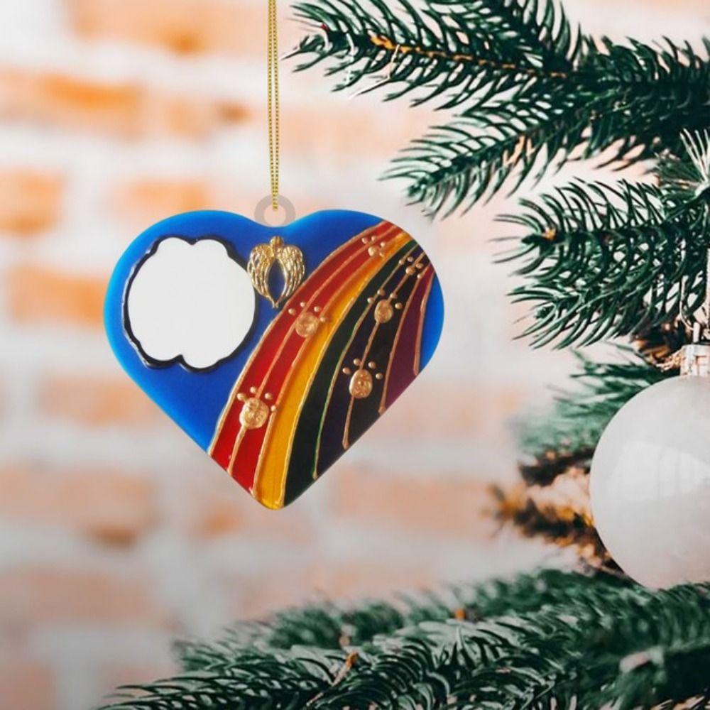 1 шт. Радужный мост, мемориальные ловцы солнца для домашних животных, акриловые украшения, украшения для автомобиля, рождественской елки, серебро и розовое золото