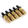 10Pcs/Set Practical Pressure-proof Spray Nozzle Reliable Adjustable Copper Hose Nozzle for Outdoor