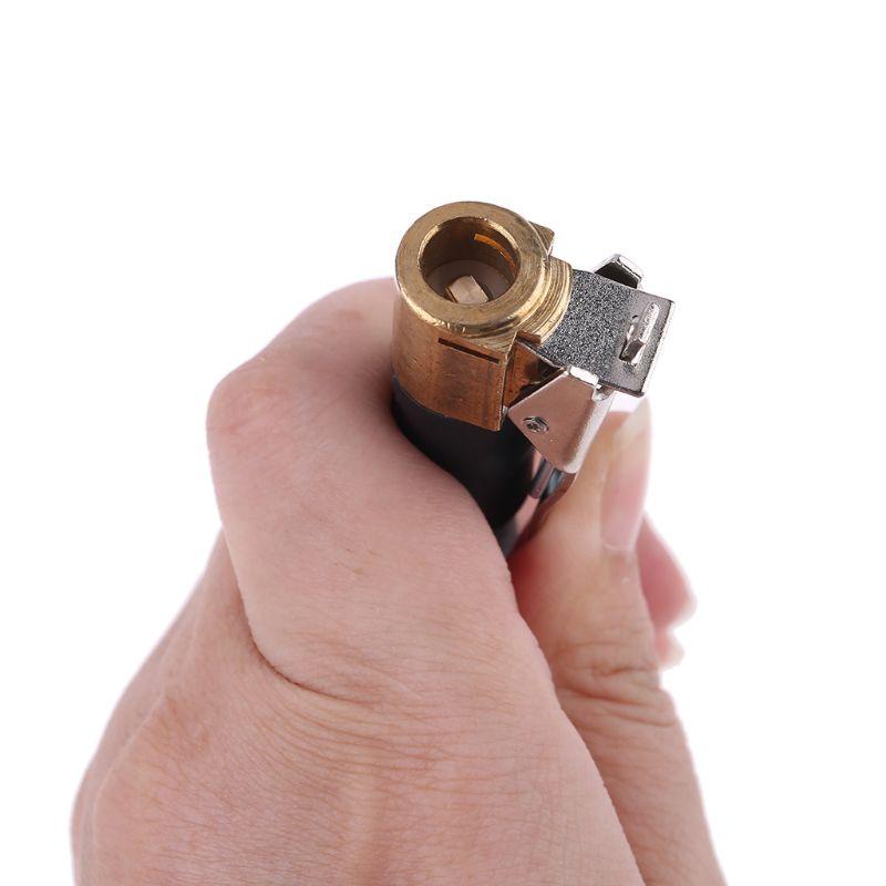 Car Tire Inflator Rubber Air Hose Clip On Air for Valve Tool Compressor Air Expansion Hose & Tire for Valve Fine-Grained