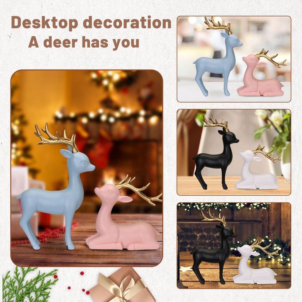 Deer Resin Ornaments For Home Furnishings, Handicrafts For Home Decoration