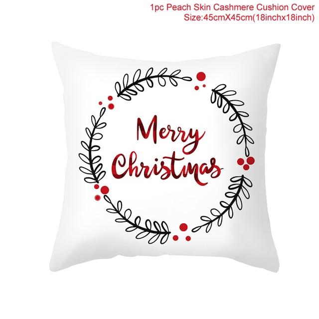 45 см Рождественский чехол для подушки Navidad Merry Christmas украшения для дома Xmas Noel рождественские украшения подарки на Новый год
