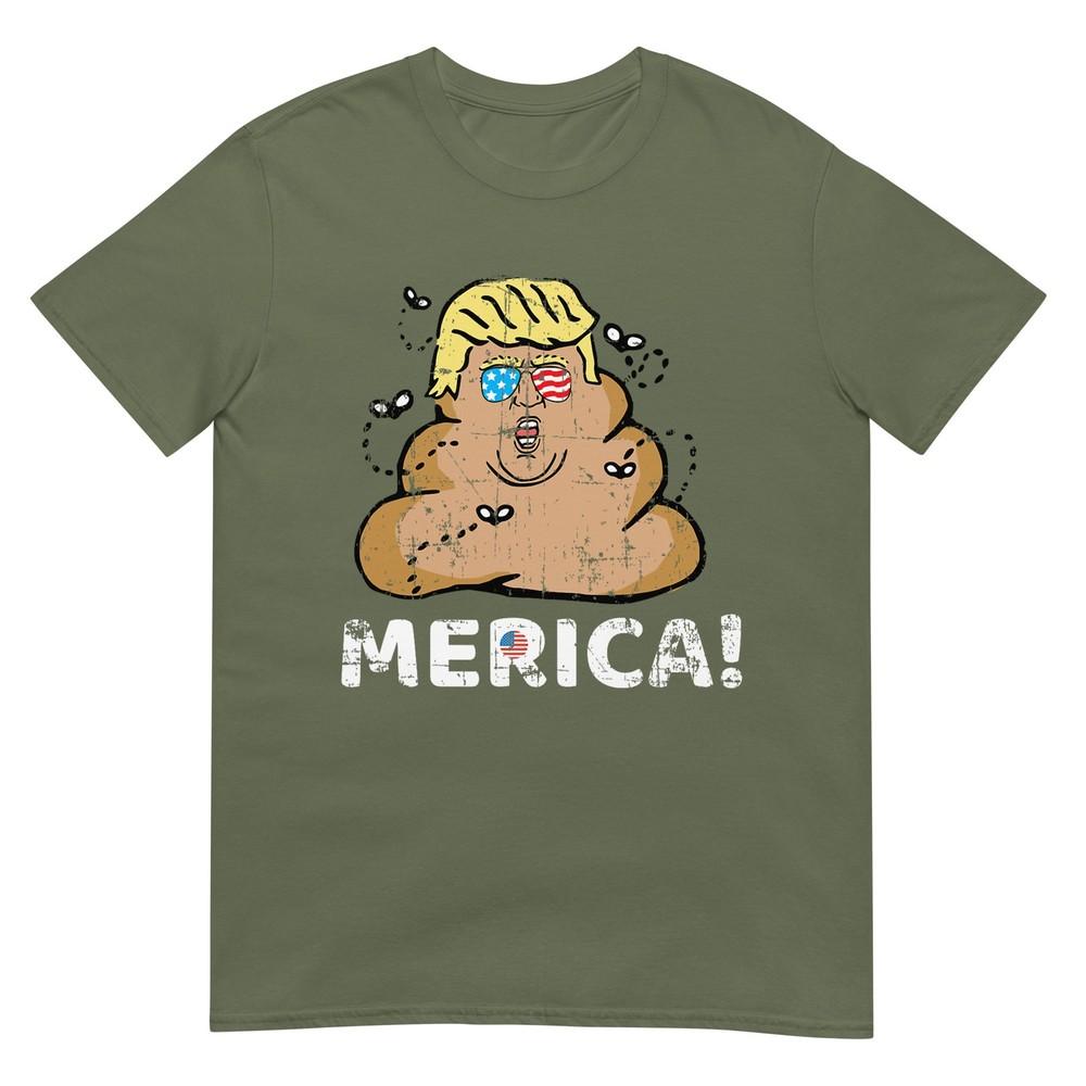 Trump Merica Funny T Shirt Anti Trump 4th Of July Tee Tshirt For Unisex Unisex