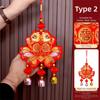 Flocking Lucky Bag Pendant Bell Tassels Spring Festival Pendants  Door Window Wall Decor