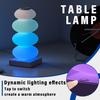 Креативная настольная лампа DIY RGB 16 цветовых вариантов для декора гостиной, бара Светодиодная подсветка сенсорный переключатель Многоступенчатое освещение