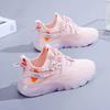 Ladies Summer Female Mesh Student Lightweight Versatile Soft-soled Women's Shoes Flying Woven Mesh Shoes Sports Breathable and Comfortable