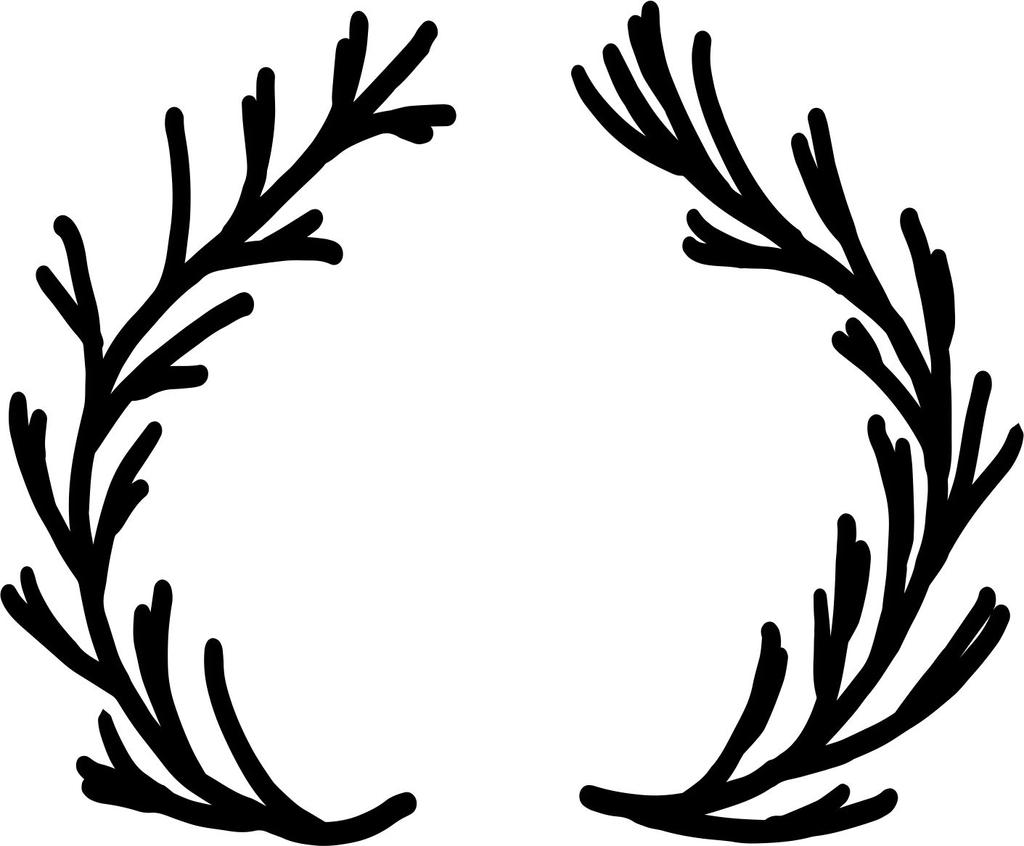 Printtoo Дневник Карточка Лист Венок Шаблон Квадратный Деревянный Штамп Коричневый Блок-2 x 2