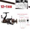 Спиннинговые рыболовные катушки — левая правая, передаточное число 5,2:1/5,1:1, 13BB, катушка для пресноводной и морской рыбалки