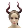 Devil Horns Headband Halloween Gothic Goat Horn Hairband Cosplay Hair Hoop Accessories for Halloween Party Dress Up