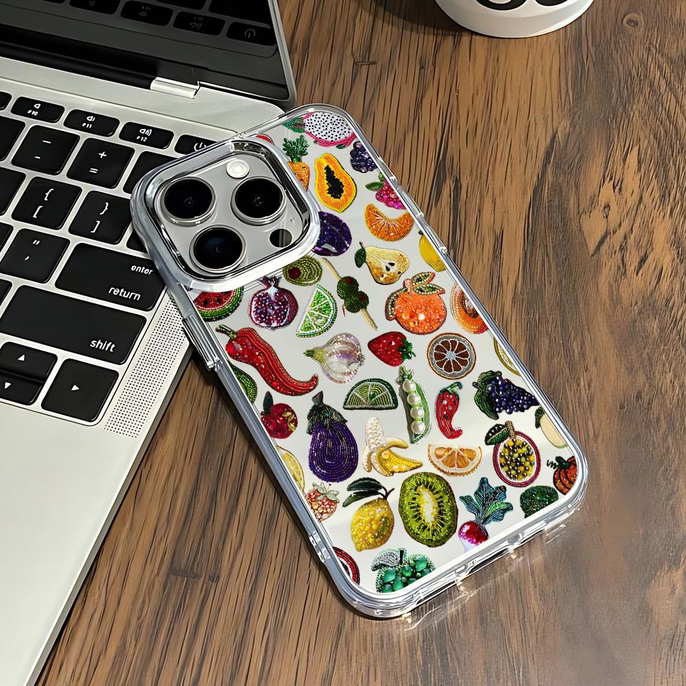 Чехол для телефона Sun Fruits с коралловым узором для Google Pixel 10 9 8 7 8A 9A XL Pro 4G 5G, прозрачный, мягкий силикон TPU, задняя крышка