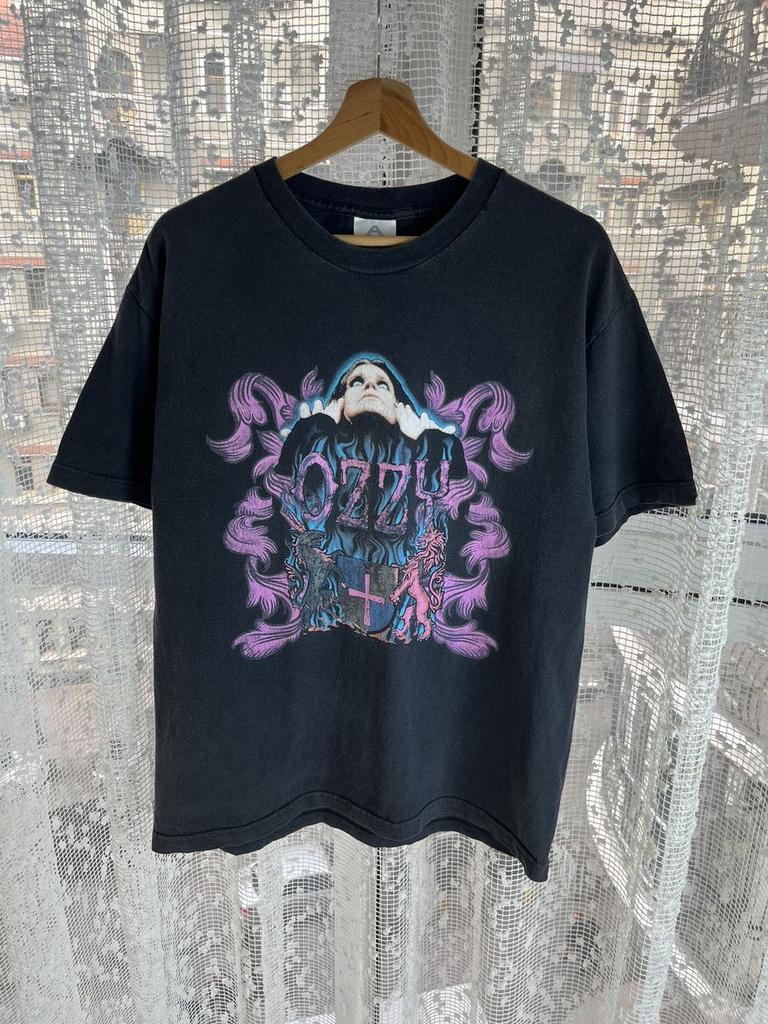 Ozzy Osbourne Vintage 90's Basic Style Black Unisex Tshirt Reprint S5XL KH7446