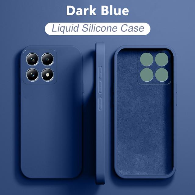 Жидкий силиконовый чехол для телефона XiaoMi 14T 14 T Pro XiaoMi 14T Модный мягкий чехол Жидкий силиконовый чехол Глобальная версия