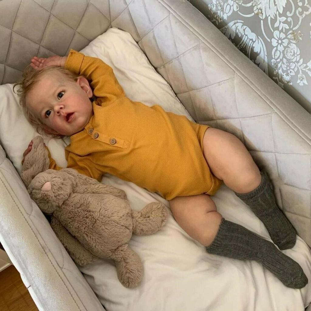 70 см Лиам Реалистичная кукла Reborn с тканевым телом