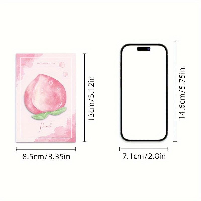 Single-Pack Japanese Cartoon-Style Realistic Fruit Series Sticky Notes, Planning Notepaper
