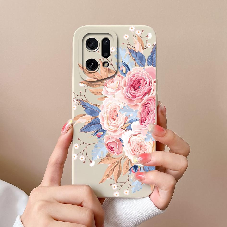 Чехол для OPPO Narzo 30 50A Prime 50i Neo 9 K9X K10 Pro, задняя крышка с цветком авокадо, сумки для телефонов, жидкий мягкий силикон, матовый противоударный бампер для OPPO