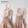 Ободок с заячьими ушками Kc Lolita Оригинальный Бант Заяц Ручная работа Мелкий предмет Чепчик Bnt