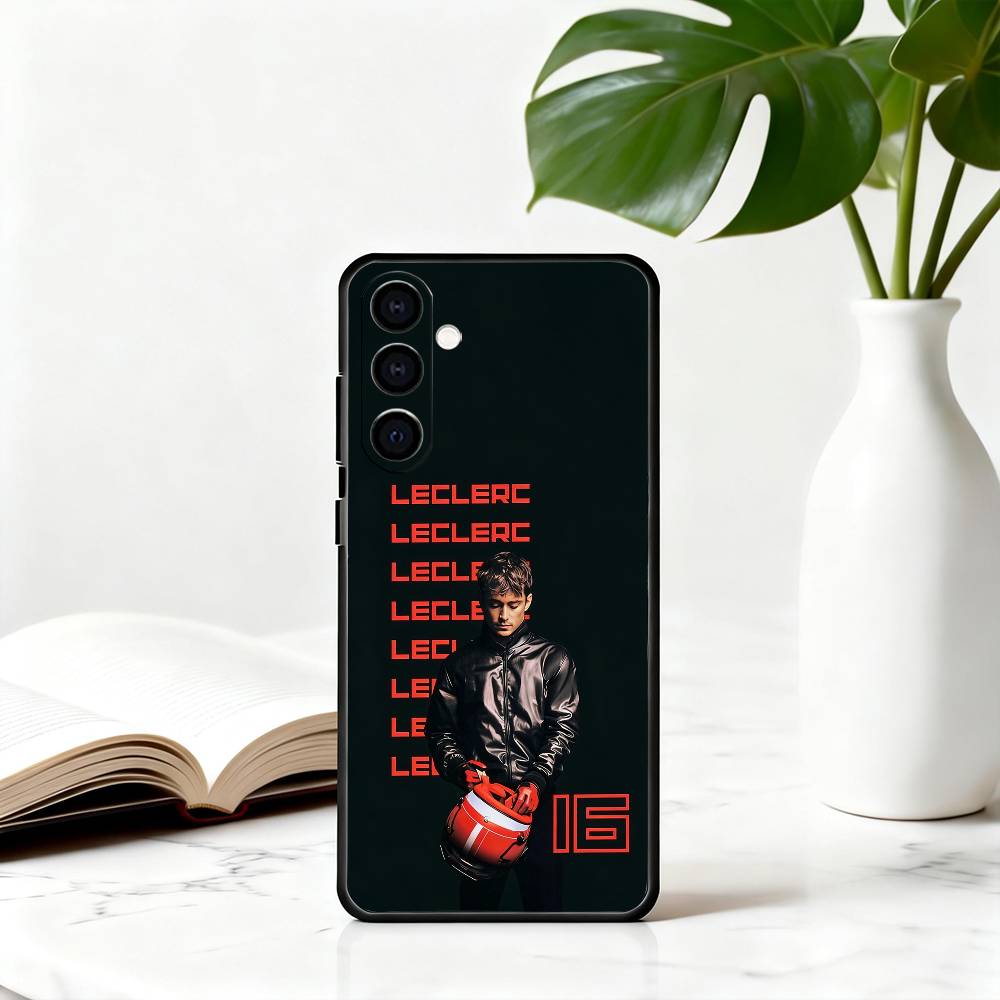 Чехол для телефона Monaco C-Charles L-Leclerc CL для Samsung Galaxy A73,A72,A71,A70,A53,A52,A51, Мягкий силиконовый черный чехол