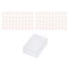 100 PCS Paper Clips Portable Lovely Practical Electroplating Rose Gold Metal Paper Clip Box Office