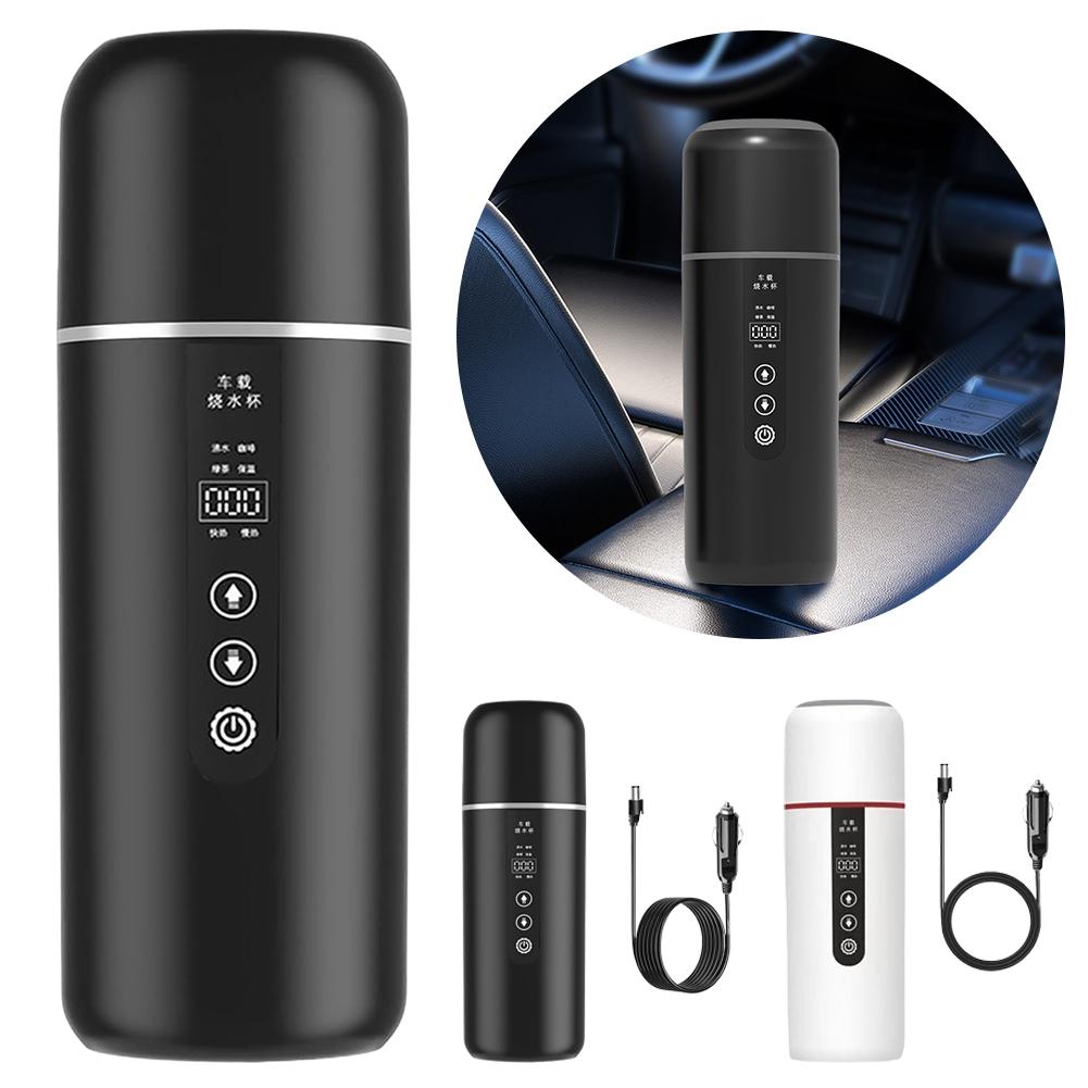 Универсальный автомобильный электрический чайник 12 В/24 В, быстрый нагрев воды, безопасное использование, автомобильное транспортное средство для грузовика, отопление H7U0