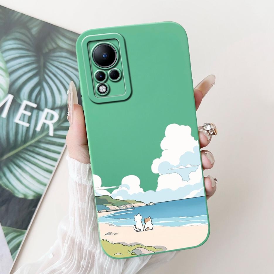 Чехол для Infinix Note 11 Note 12 X663 X663B Стильный Чехол для Телефона с Конфетной Расцветкой Чехлы Для Infinix Note 11 Pro Note11 S Мягкие Fundas