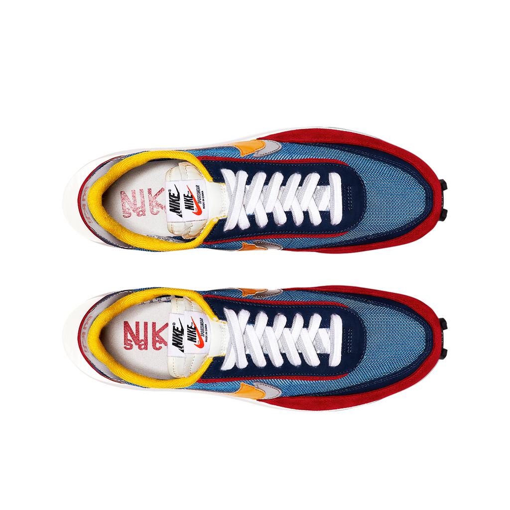 Sacai x Nike LDWaffle Varsity Blue Унисекс Кроссовки Del-Sol-Varsity-Red-Black BV0073-400