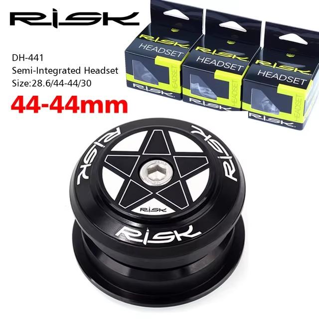 Risk Bicycle Headset Integrated 1 1/8 Steering Column 34 41 41.8 44 49.7 50.6 55 56Mm Mountain Bicycle Press Bearings Box Fork