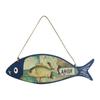 (SU)Wooden Fish Pendant Ornament Decoration Home Decoration Pendant Garden Pendant Pendant