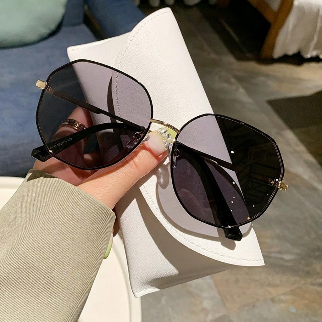 Blue Light Blocking Glasses Anti-Scratch Sunglasses Polarized Eyeglasses Anti-Scratch Metal Frame Sunnies For Driving Eyewear