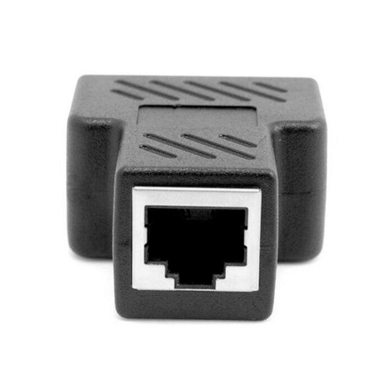 Лучший разъем-сплиттер-адаптер с 2 на 1 порт LAN, кабель для ПК Ethernet 6 CAT5 RJ45