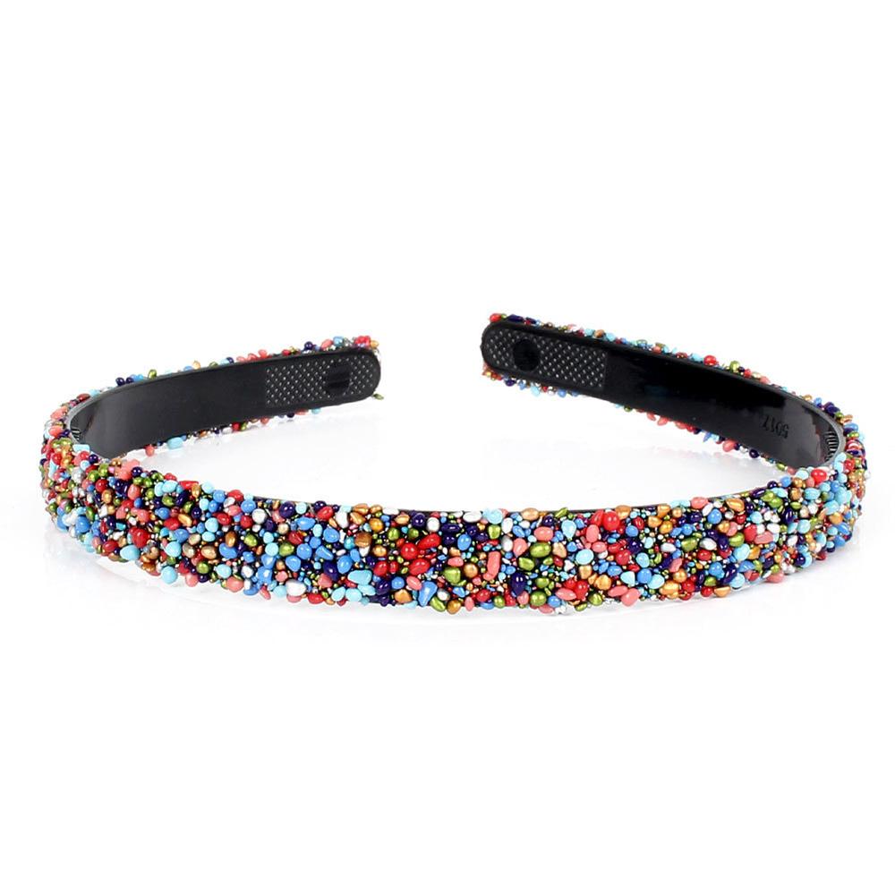 Simple Simulated Pearl Luxury Crystal Hairbands Hair Accessories Hair Hoop Pearl Headbands
