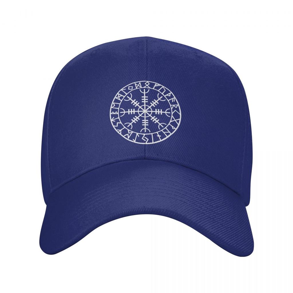 Norse Viking Rune Amulet Baseball Cap Women Unisex Adjustable Icelandic Vegvisir Compass Dad Hat Streetwear Snapback Caps