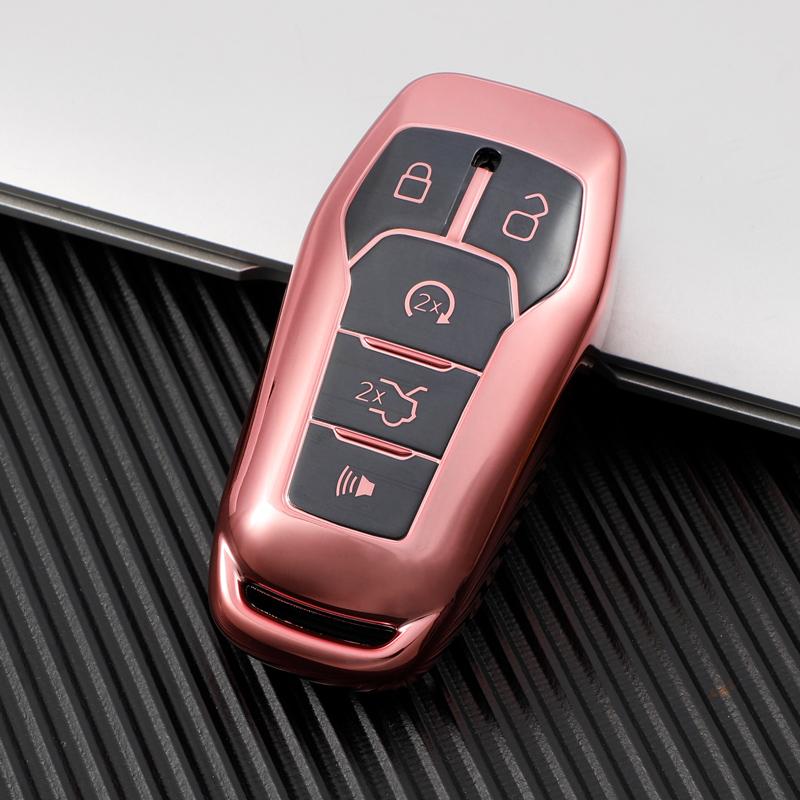 Новый дизайн ТПУ чехол для ключей от машины для Ford Fusion Mondeo Mustang F-150 Explorer Edge 2015 2016 2017 2018 защитный брелок аксессуары