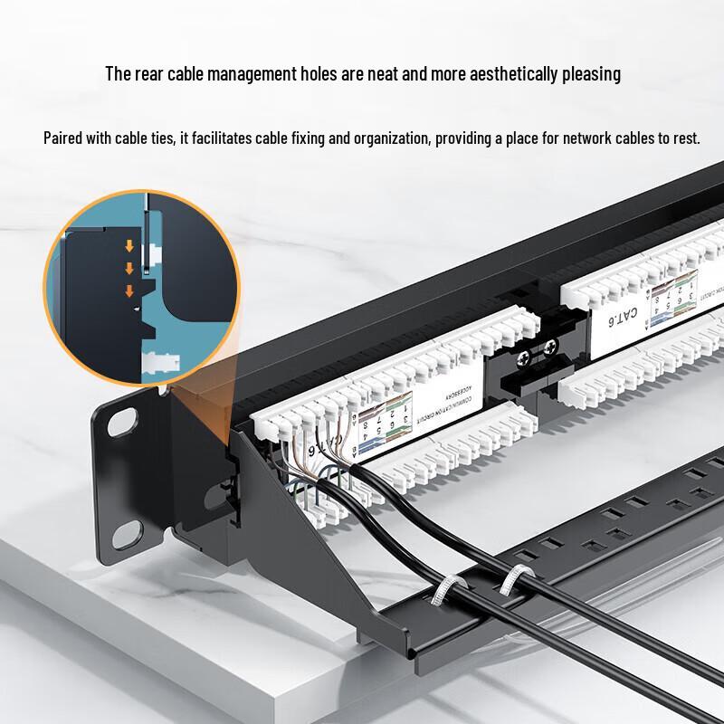 UGREEN CAT5E 24-Port Patch Panel