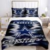 Personalized Cowboys Theme Soft Bedding 3 Piece Set HD Print Duvet Cover Pillowcases for Teens Adult Bedroom Decoration Christmas Gift C10370