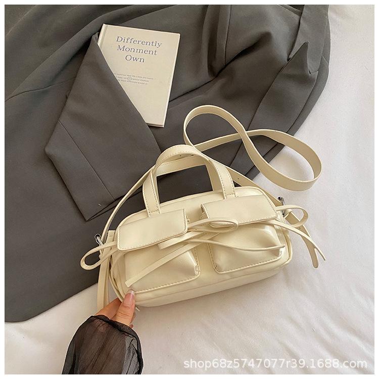 Высококлассная маленькая сумка-боулинг женская 2025 лето новая зарубежная мода универсальная одноплечевая сумка кроссбоди