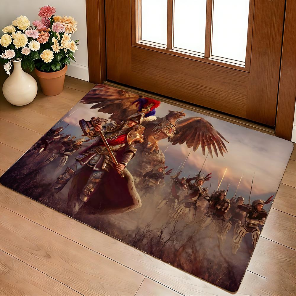 W-W-Warhammer Коврик для пола Уютный Фланелевый Мягкий Толстый Нескользящий Коврик для Гостиной Спальни Кухни Декор Ковры