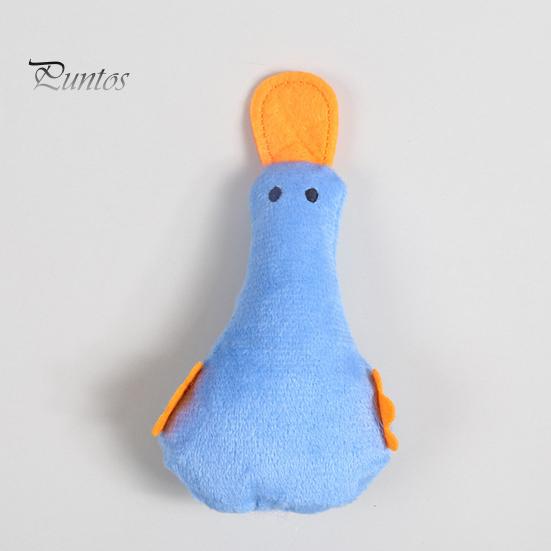 Игрушка-дразнилка для кошек и домашних животных, утка, милая форма, содержит кошачью мяту, шуршащая бумага, очистка зубов, очищение желудка, эмоциональный комфорт, ПП-хлопок, плюш, для дома