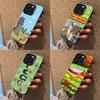 Мультяшный чехол для телефона B-Bobs Burgers для iPhone 17,16,15,14,13,12,X,8,Pro,Max,Plus,E,SE4,Air,Mini IMD Матовый черный