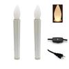 LED Candle Shape 19cm 2 Pieces Hand Switch Electric Cord No Need To Replace Batteries Plug Into Outlet Buddhist Altar
