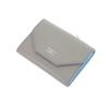 BALENCIAGA  7861732AABX1164 Tri-fold wallet gray/blue Calfskin Women