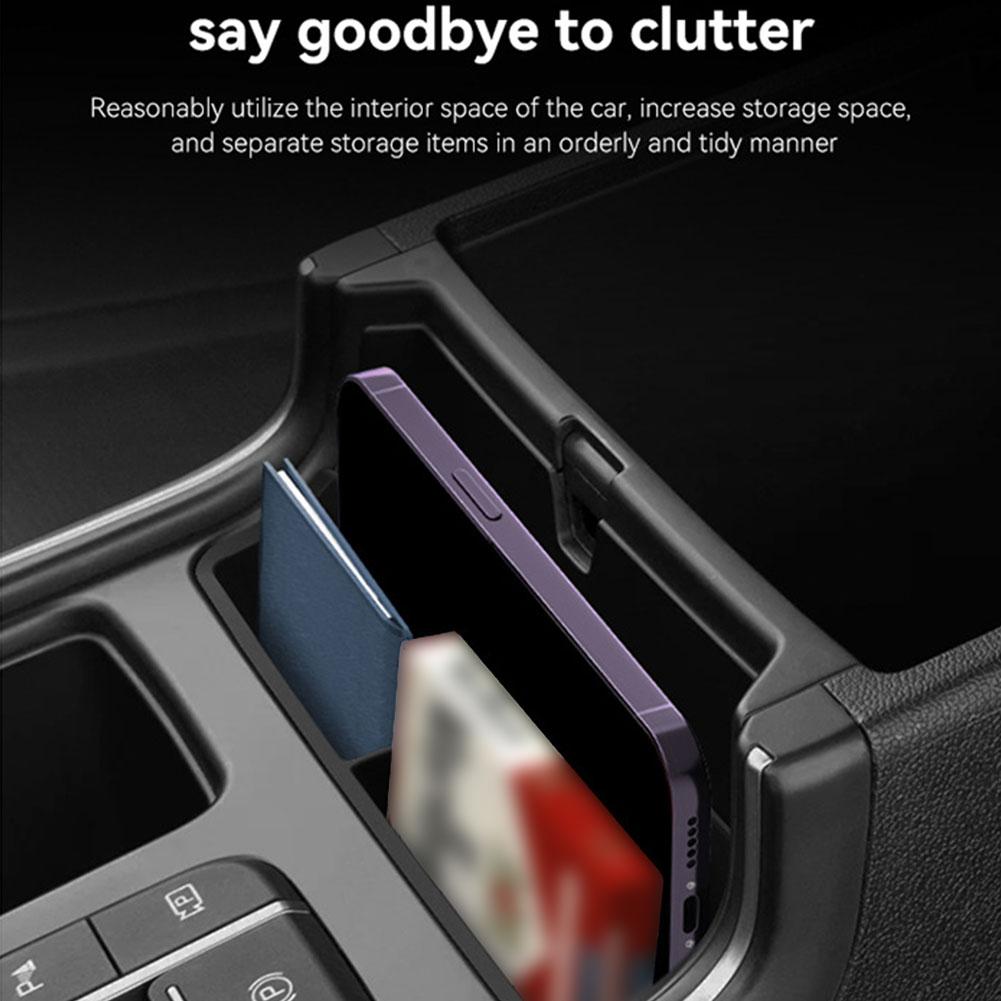 Для Kia Sorento 2025-2025 Органайзер-поддон для ящика для хранения в центральной консоли, силиконовый лоток для подлокотника, аксессуары для интерьера автомобиля