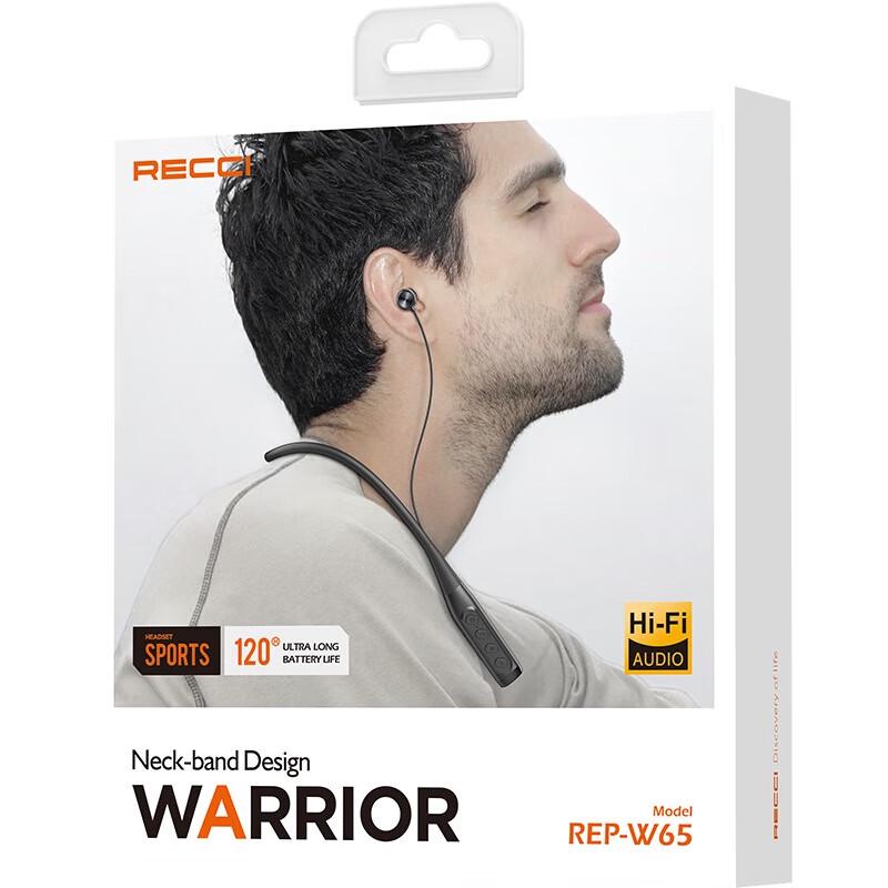 Recci REP-W65 Neckband Sport Bluetooth Earphones