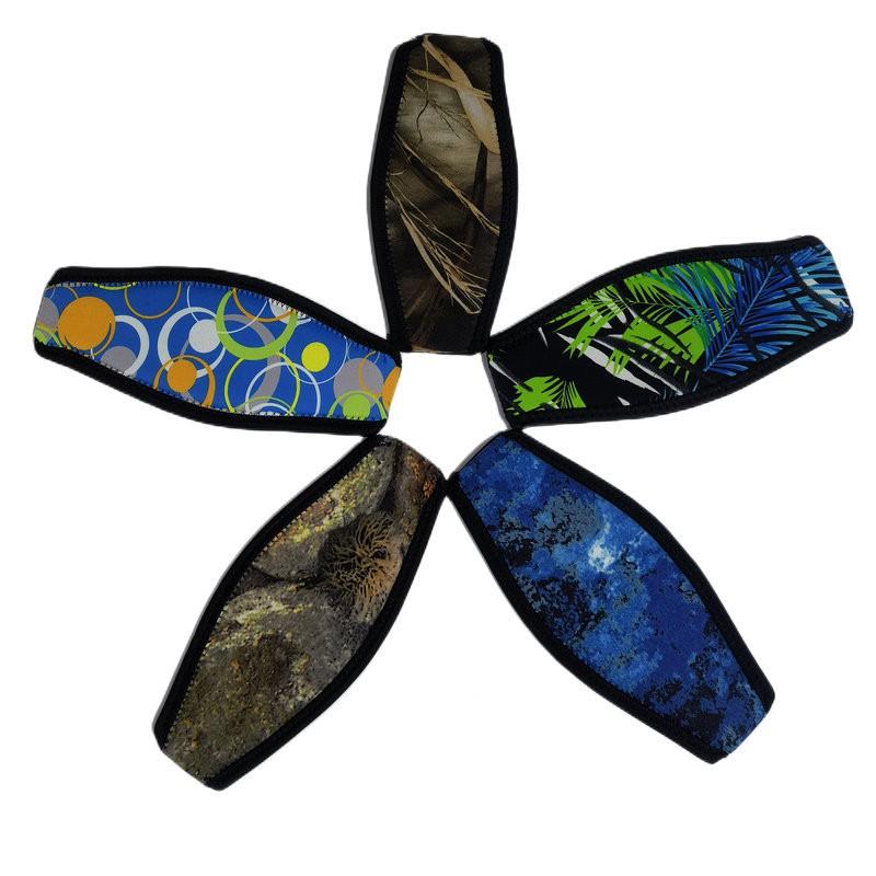 Universal Snorkeling Mask Strap Cover Protector Double-Layer Silicone Band Diving Goggles Swim Gear