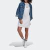 adidas Оригинальное платье с коротким рукавом для женщин, белое GN3115