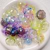 10pcs Transparent Flower Bead Caps Multi-Petal Wind Bell Beads Petal Charms Beads  Earring Jewelry