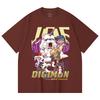 230 Gsm 100% Cotton Digimon V4 Gomamon Print Unisex Heavy Cotton T Shirt
