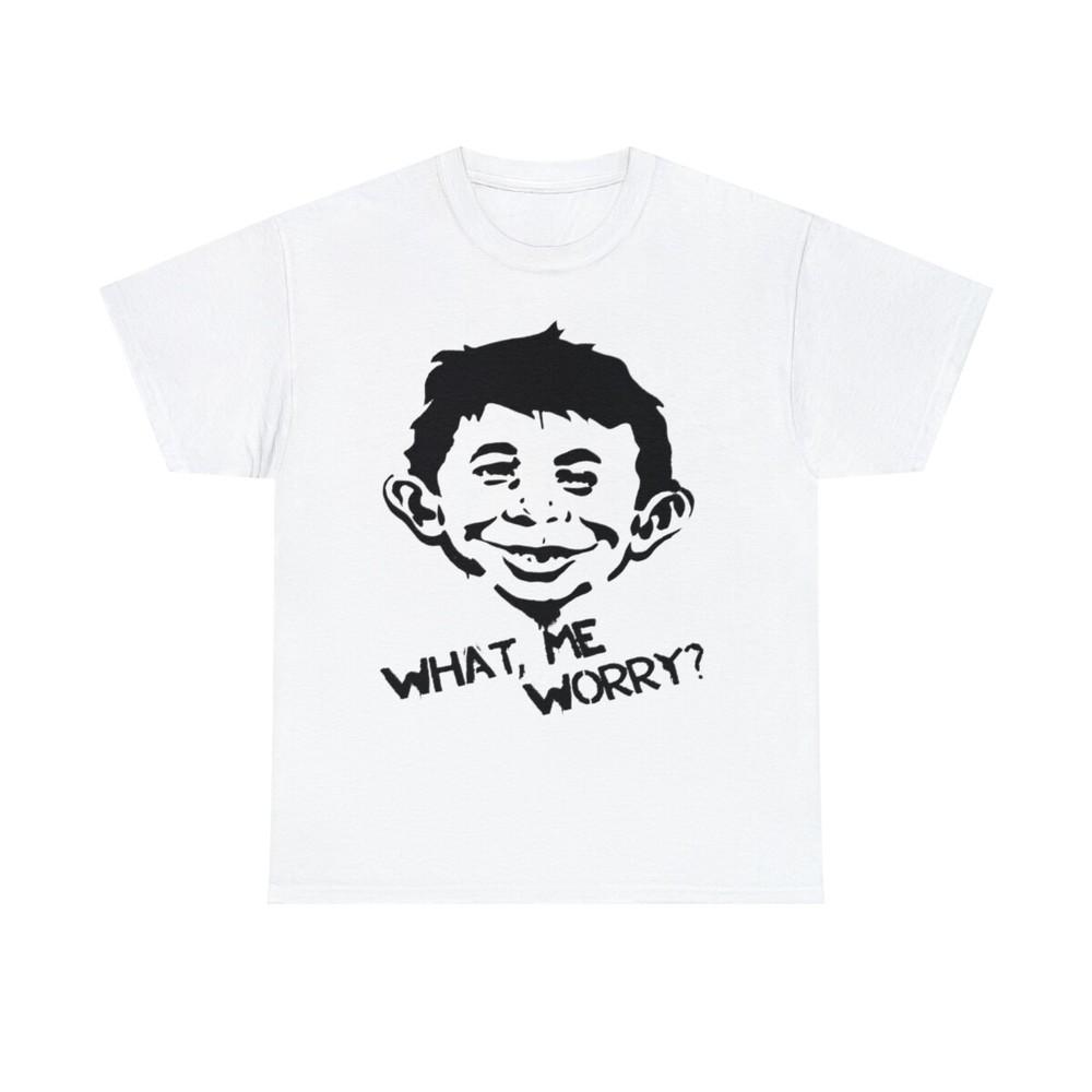 MAD Alfred E. Neuman Shirt Alfred e neuman what me worry t-shirt all sizes Unisex T-Shirt