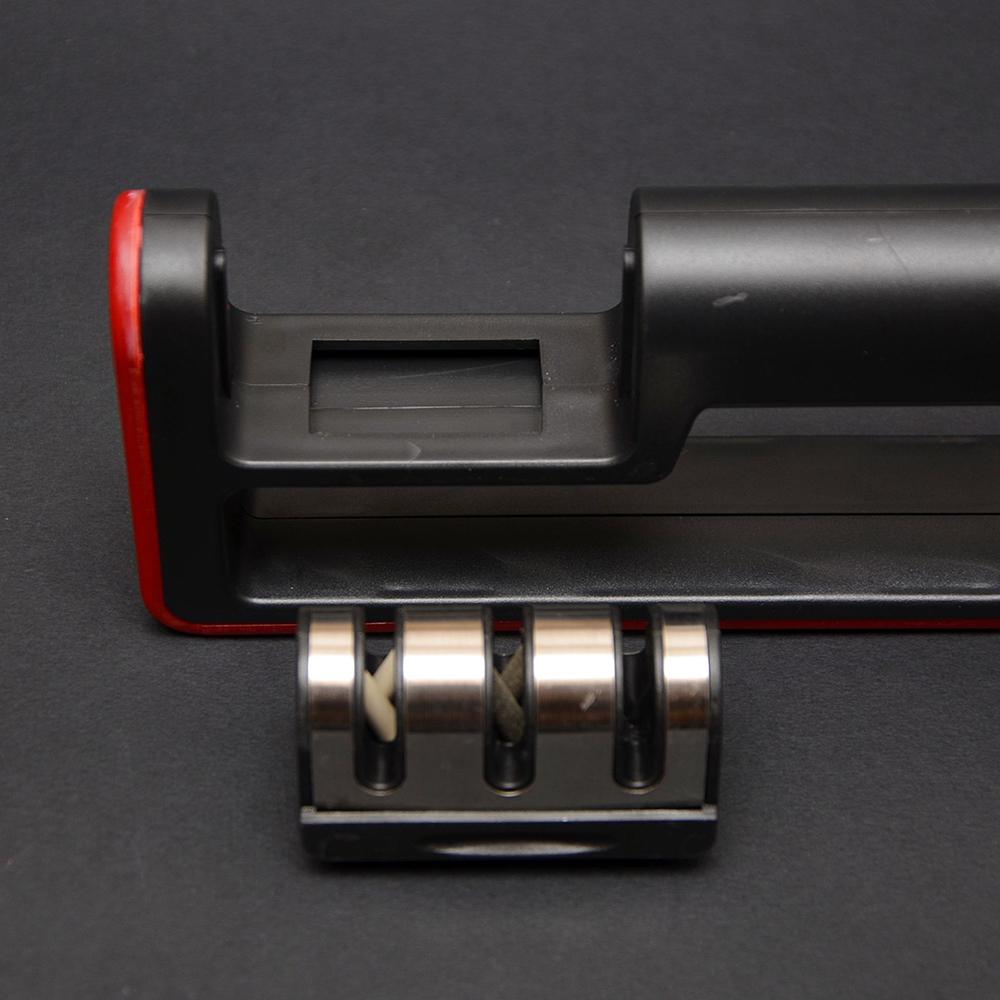 Real Shot 1 Pcs Sharp-edged Three-stage Fast Sharpening Stone Kitchen Sharpener Tool For All Knives Kitchen Tools High Quality