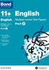 Книга Bond 11+: English: Multiple-choice Test Papers: Ready for the 2024 Exam: For 11+ GL Assessment and Entrance Exams : Pack 2