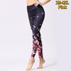 Женские темно-синие эластичные леггинсы с принтом павлина для йоги, фитнеса, бега в тренажерном зале, спортивные активные брюки
