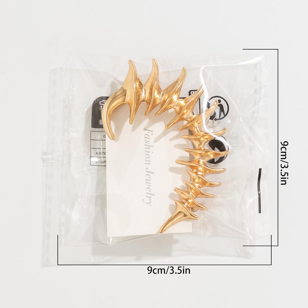 DIEZI Серьги в готическом панк-стиле One Piece для мужчин, модные винтажные клипсы для девушек, кафф для ушей без прокола, новые украшения